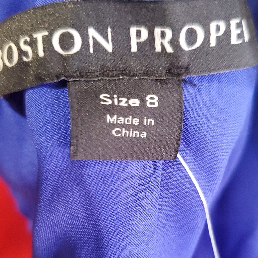 Nwt Boston Proper Floral Dress in Blue and White - Picture 10 of 16